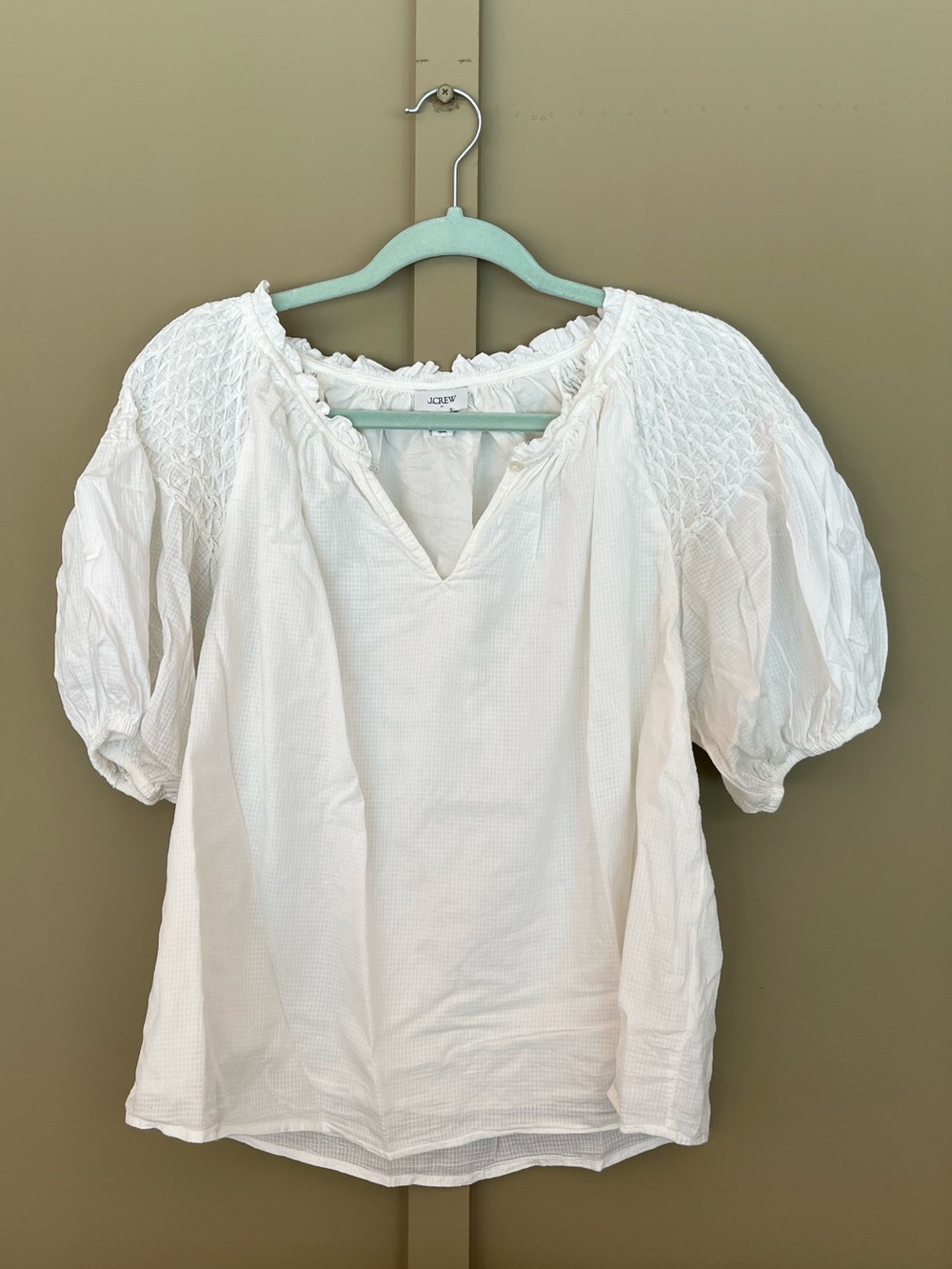 women’s airy white blouse